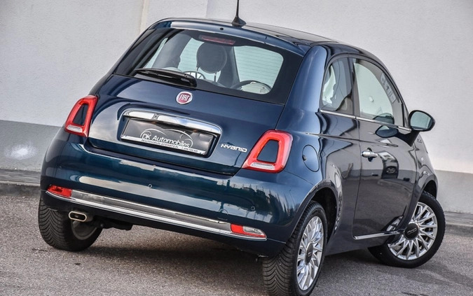 Fiat 500 cena 54858 przebieg: 16000, rok produkcji 2022 z Świebodzice małe 781